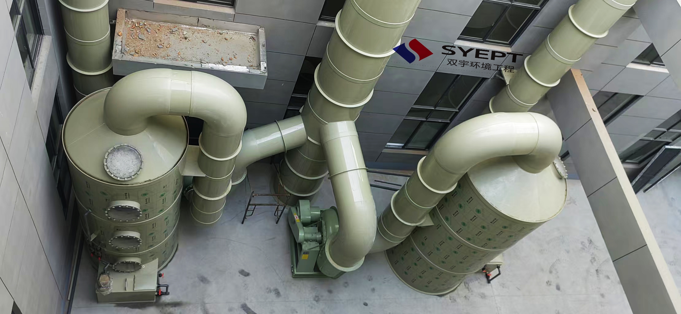 酸雾废气塔设备安装