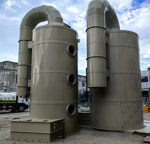 废气喷淋塔加工(图1)