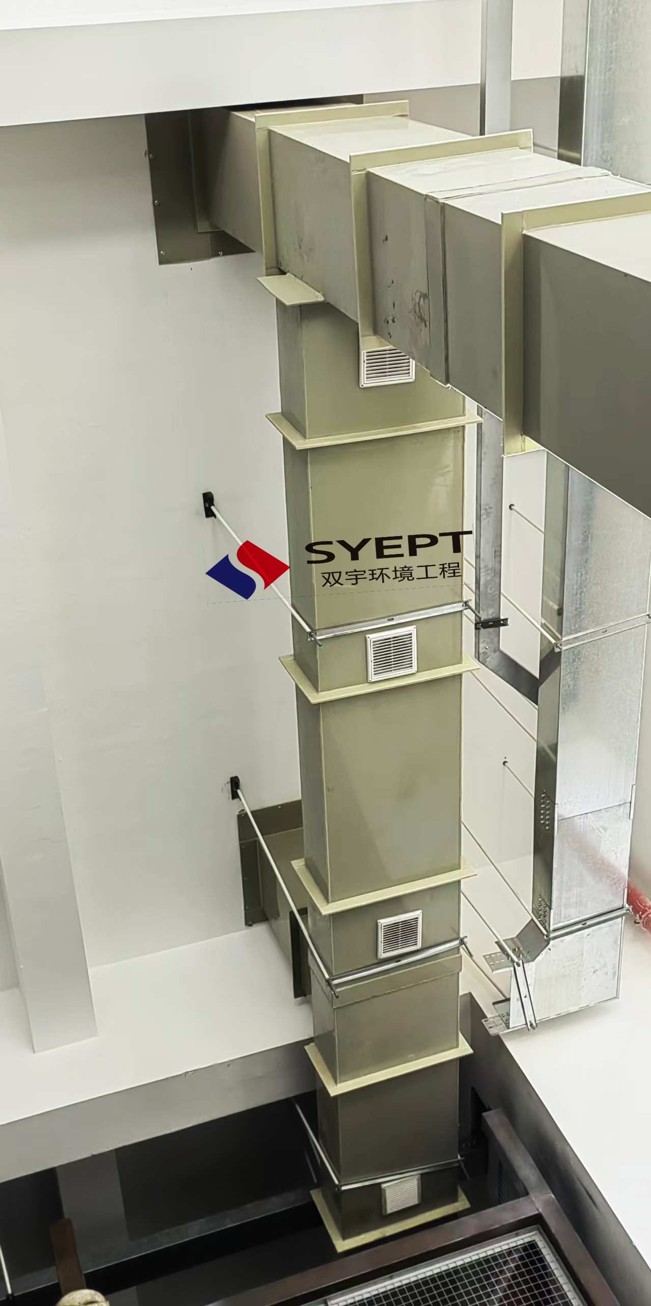 除尘废气车间排风管道(图1)